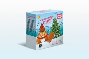 Коробка для «ДобрБобр» (Светящийся снег)