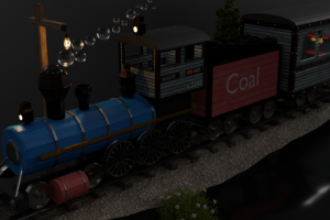 Поезд стилизация