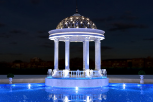 Дизайн беседки в классическом стиле