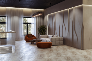 Дизайн зоны ожидания клиентов