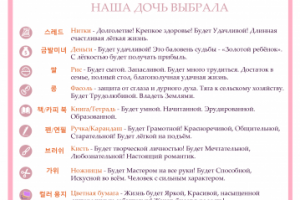 Буклет с призваниями