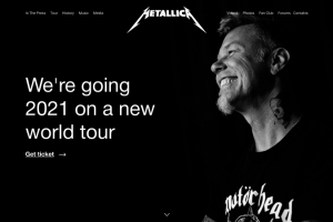 metallica first screen