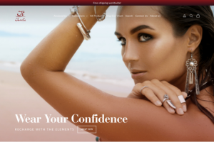 Магазин Shopify - ювелирные украшения вдохновленные природой