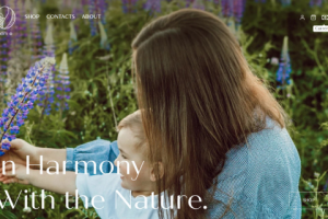 Магазин на Shopify, натуральные товары для красоты