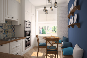 Создание и визуализация дизайна интерьеров квартиры 52 кв.м.