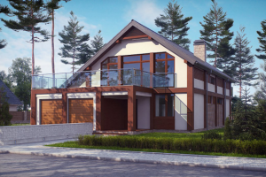 ДОМ ПРОЕКТ ЭКО 50 - АМЕРИКАНСКИЙ СТИЛЬ