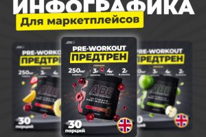 Инфографика для маркетплейсов. ПРЕДТРЕН