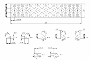 Расчет и отрисовка в AutoCAD раскладки облицовочной плитки