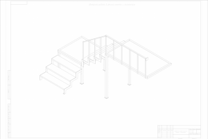 чертеж двухъярусной конструкции