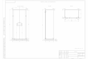 чертеж нестандартного шкафа