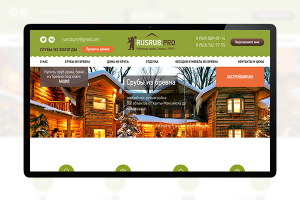 Сайт под ключ: Вологодские срубы домов, бань из бревна