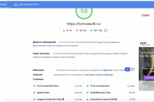 SEO-настройка сайта formulawifi.ru