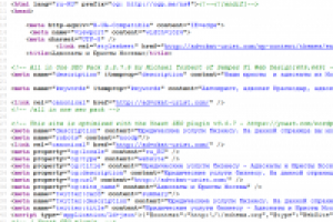 Настройка тегов  title, h1, h2-h6, description, keywords и др