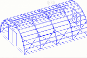 Ангар сводчатый индувидуальная разработка
