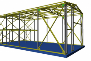 металлокаркас здания