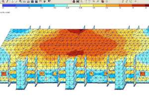 Прочностной расчёт эл-ов здания КЭ методом