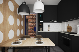 Дизайн-проект квартиры 56м2  для программиста