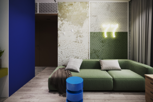 Дизайн-проект квартиры 56м2  для программиста