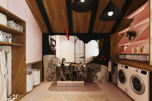 Постирочная. Загородный дом  под г.Прагой