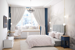 ЖК Сосновка. Большая спальня