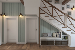 Холл. Одноэтажный дом в пос. Белоостров