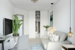 Однокомнатная квартира 35м2 Комната