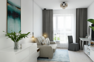 Однокомнатная квартира 35м2 Комната