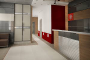 Reception. Офис "Электролюкс"