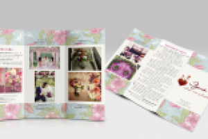 Буклет, цветочный салон