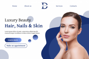 Дизайн сайта для салона красоты