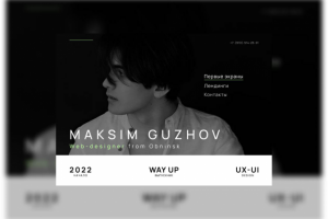 Лендинг портфолио