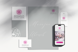 Создание логотипа для цветочного магазина