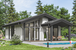 ИЖС визуализация загородного дома