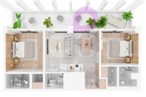 Планировки гостиничных номеров