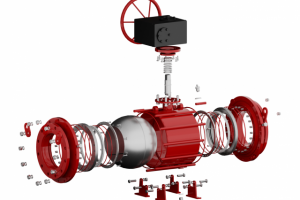 Взрыв схемы запорной арматуры