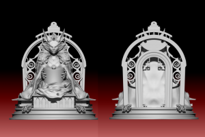 Подстаканник. Девушка-лиса