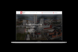 Сайт для швейцарской компании. Производство оборудования