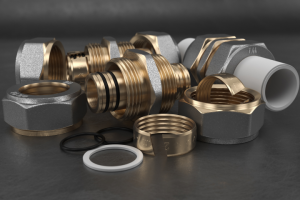 3D-моделирование и предметная визуализация - фитинг водопроводный для труб 20мм