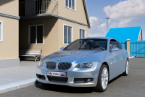 BMW 3-series - моделирование и визуализация