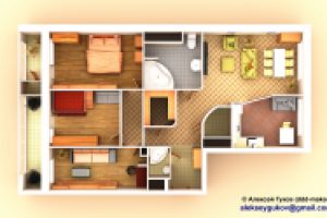 3d-планировка квартиры