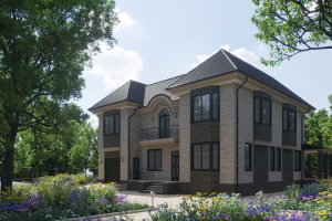 Визуализация загородного дома - новый вариант визуализации_2
