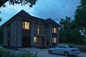 Визуализация загородного дома - новый вариант визуализации_5