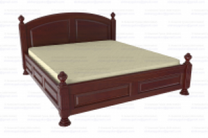 Кровать - моделирование по фотографии