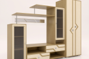 Шкаф "Венеция" - моделирование и визуализация