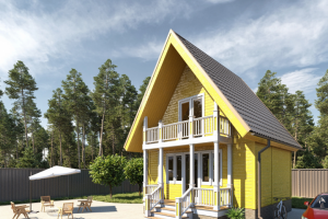 Визуализация дачного домика