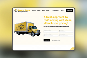 Лендинг мувинговой компании