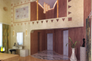 Спальня в этническом стиле