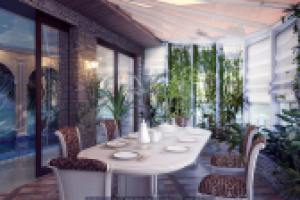 Интерьер зимнего сада 1