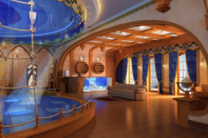 Зал отдыха в корабельном стиле