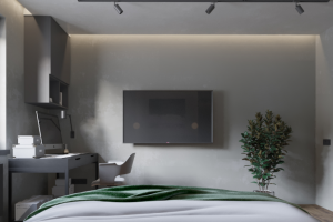 Спальня в стиле минимализм